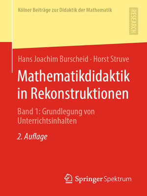 cover image of Mathematikdidaktik in Rekonstruktionen